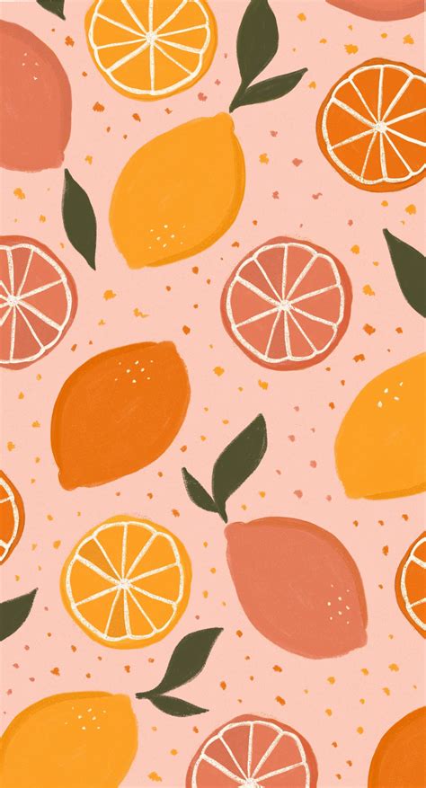 Lemon Pattern Illustration In 2020 Cute Patterns Wallpaper Aesthetic