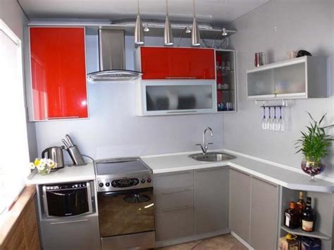 50 Plus 25 Contemporary Kitchen Design Ideas, Red Kitchen Cabinets for