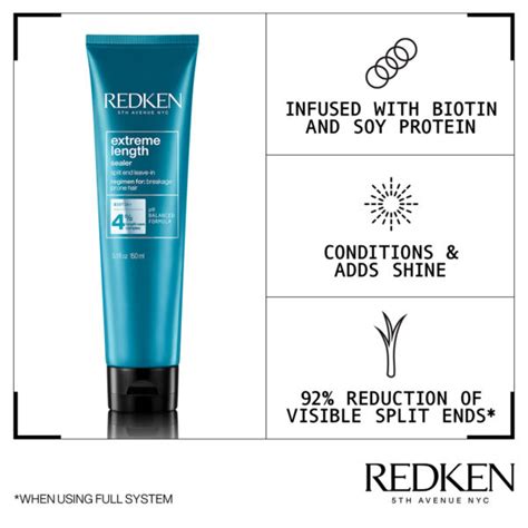 redken extreme length leave in treatment with biotin 150ml black2blonde