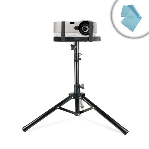 Tristand Adjustable Folding Travel Projector Stand With Projector Tray