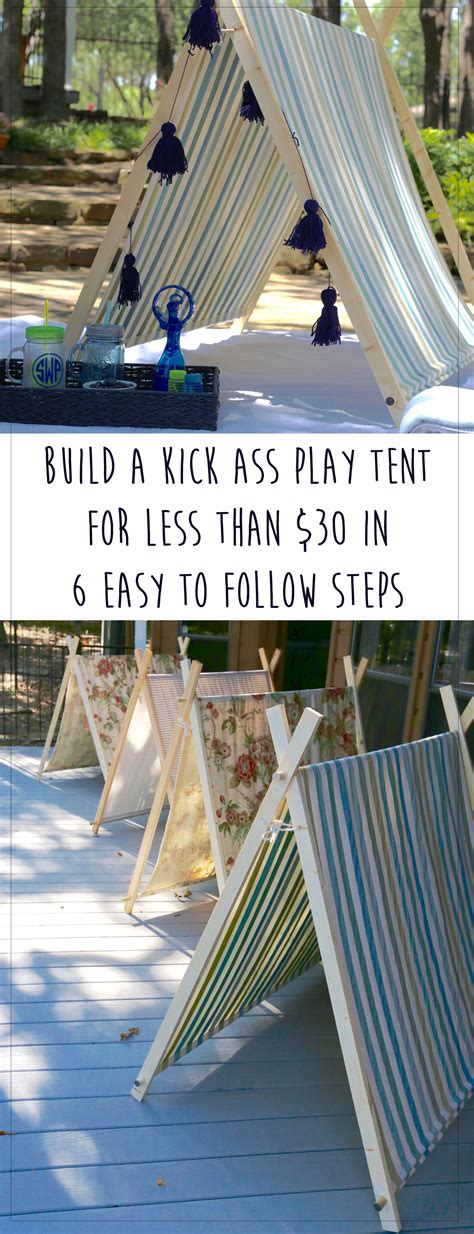 Simple And Clear Instructions To Build This Diy A Frame Play Tent From