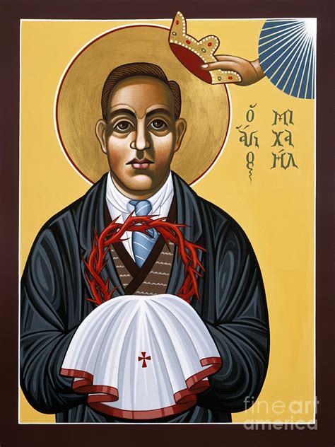 Holy New Martyr Padre Miguel Pro 119 Painting By William Hart Mcnichols