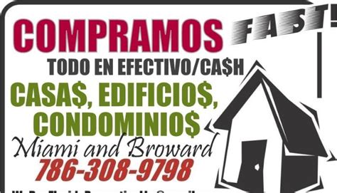 Compramos Casas En Efectivo En El Sur De Florida