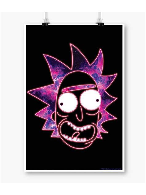Redwolf Space Tripping Rick And Morty Official Poster Buy At The