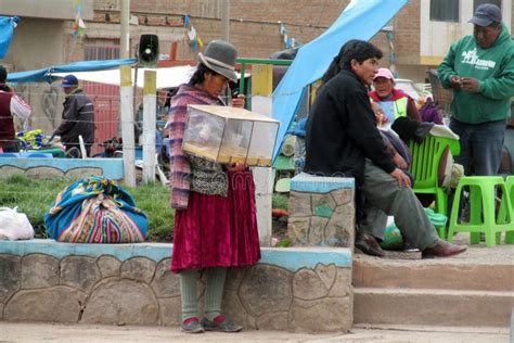 Traditional Quechua Woman At The Market Editorial Stock Photo Image