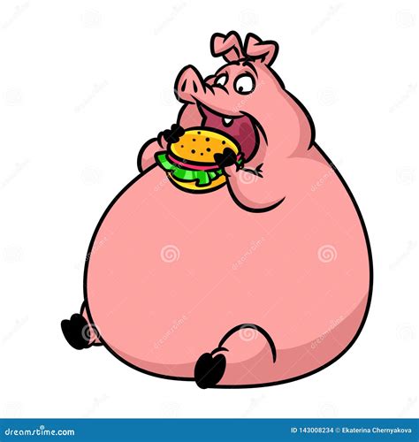 Hamburger Cartoon Stock Photo 34854318
