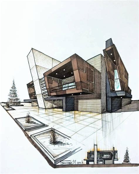 Nice Modern House Desenho De Arquitetura Planta Modelos