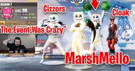 Courage And Marshmello Cloak Cizzors Play Squads Full Gameplay