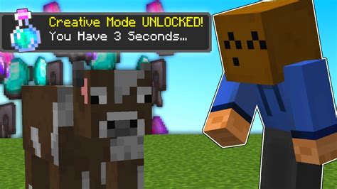 Minecraft But Mobs Drop Creative Mode Youtube
