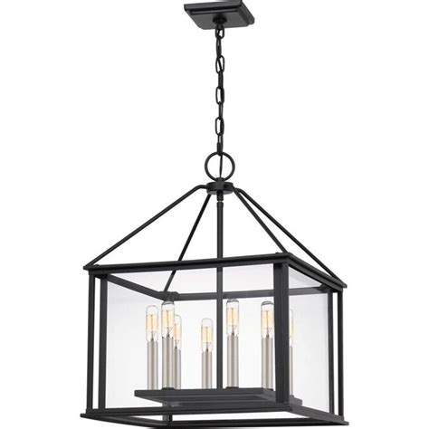 Shop wayfair for all the best square / rectangle pendant lighting. Quoizel Citadel Earth Black Transitional Clear Glass ...