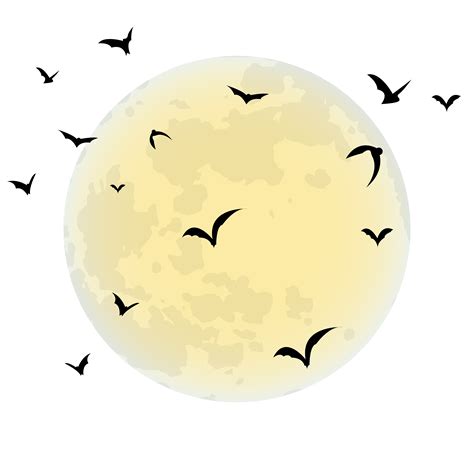 Full Moon Halloween Clip Art Moon Png Png Download 23802400 Free