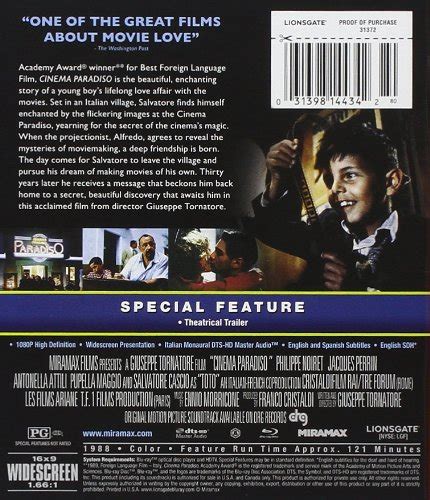 Cinema Paradiso Blu Ray