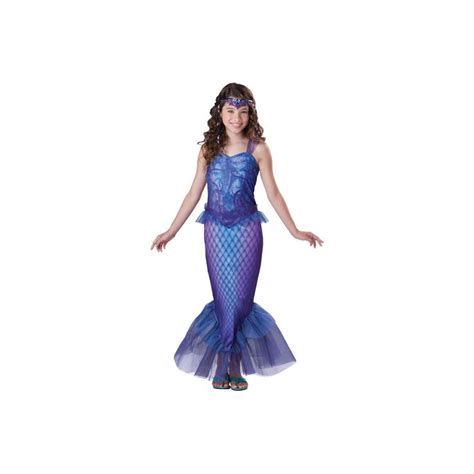 Halloween Womens Mysterious Mermaid Costume Large Size L 12 14