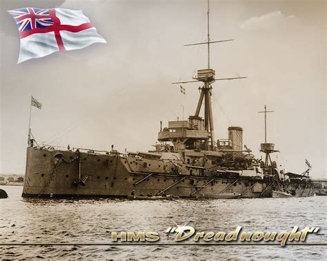 Hms Dreadnought 1906 Was A Battleship Built For The British Royal
