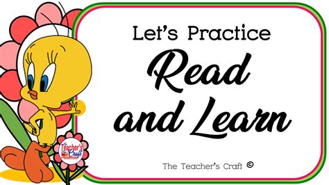 Lets Practice Read And Learn The Teachers Craft