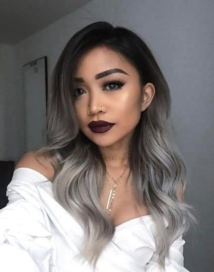 Gorgeous Grey And Silver Highlights On Black Hair Update Artofit