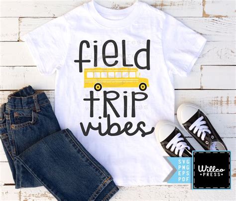 Field Trip Svg Field Trip Shirt Teacher Shirt Teacher Svg Bus