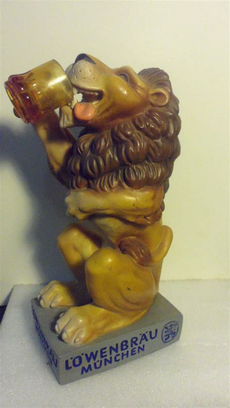 Lowenbrau Beer Lion Figurestatue From W Germany 13 Antique Price