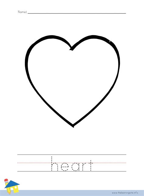Printable Heart Worksheets