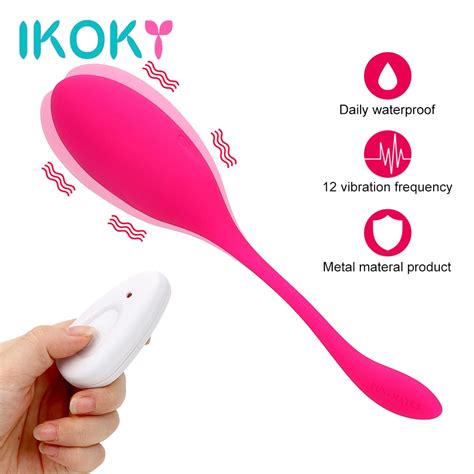 Buy Ikoky 12 Speed Vibrating Egg G Spot Vibrator Ben Wa Ball Remote Control