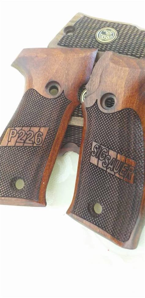 Sig Sauer P226 Pistol Grips Grip Set Turkish Walnut Wood Etsy
