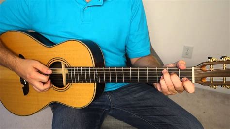 Easy Acoustic Blues Rhythm Guitar Lesson Very Basic