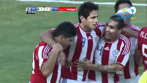 Football skills, tricks and best goals. Brasil vs Paraguay Copa America 2011 (2-2) - YouTube