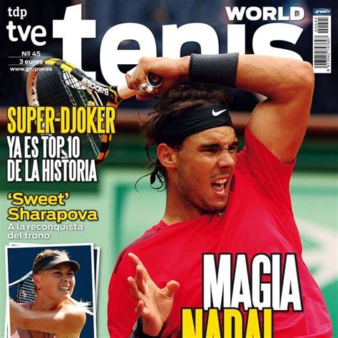 Rafael Nadal On The Cover Of Tenis World Magazine