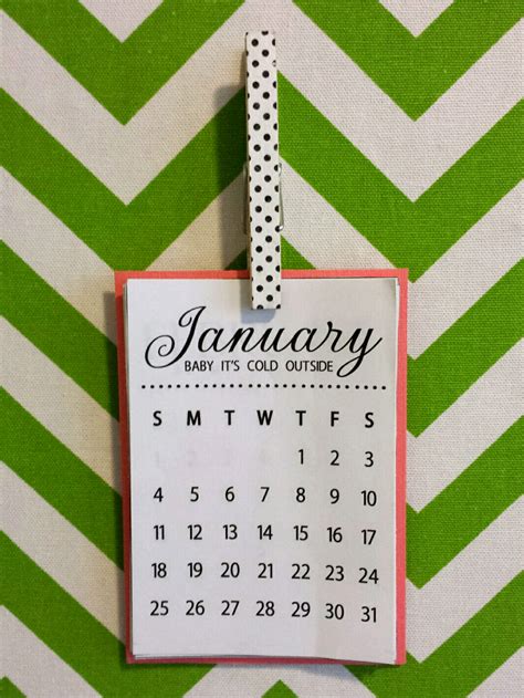 Fontaholic Freebie Friday 2015 Mini Calendar