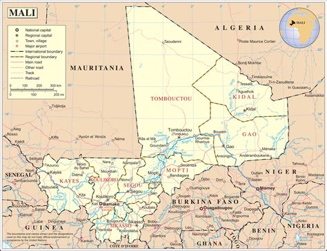 The population density in mali is 17 per km2 (43 people. Geography of Mali - Wikipedia