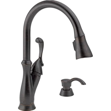 Get free shipping on qualified bronze bar faucets or buy online pick up in store today in the kitchen department. Delta Arabella Single-Handle Pull-Down Sprayer Kitchen ...