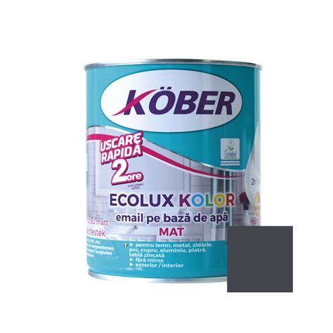 Dedeman Vopsea Pentru Lemn Metal Kober Ecolux Kolor Interior