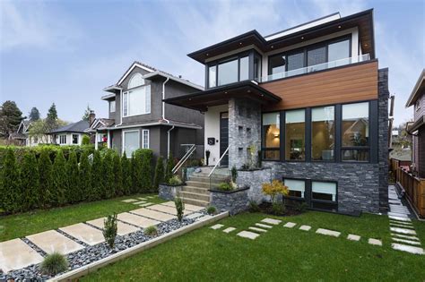 Custom Modern House In Vancouver Custom Home Designs Custom Homes