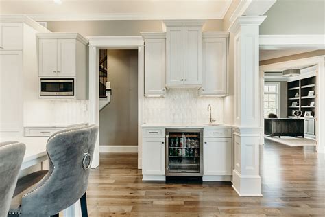 Kitchen & dining room tables. Rustic Glam Kitchen Design in Rochester, NY | Concept II
