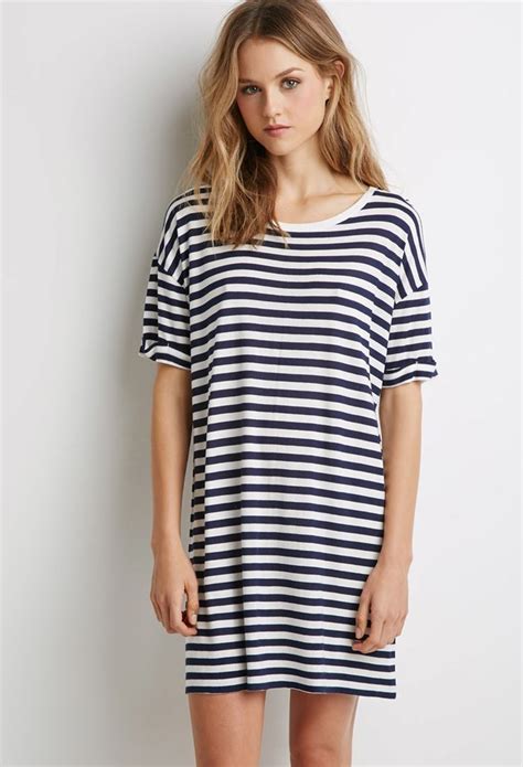 Striped T Shirt Dress Forever 21 Canada Striped T Shirt Dress