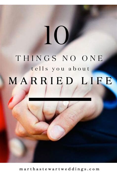 10 Things No One Tells You About Married Life Married Life Life