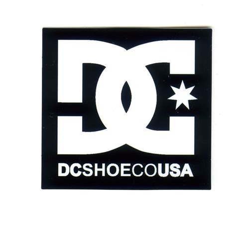 Dc Shoes Logo Width Cm Decal Sticker Decalstar Com