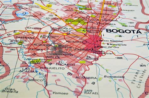 Bogota Map By Fer737ng Vectors And Illustrations Free Download Yayimages