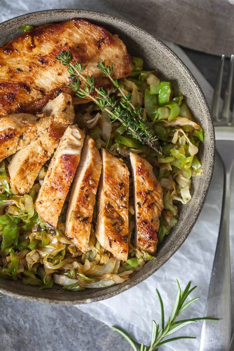 Bring to a gentle boil, and then reduce heat and simmer for 3 minutes. Rosemary Grilled Chicken on Cabbage {Low-Carb} - Vibrant Plate