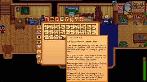 Secret Notes What They Say Rewards They Give Stardew Valley Hold