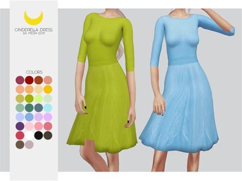 Sims 4 Cc Cinderella Dress
