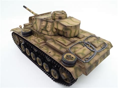 Taigen Panzer Iii Plastic Edition Airsoft 24ghz Rtr Rc Tank 116th Scale
