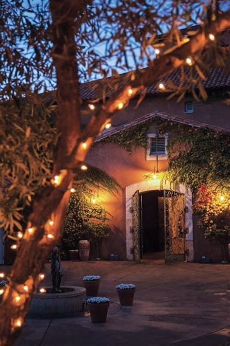 Dazzling Viansa Winery In Sonoma County On A Warm Summer Night