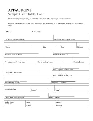 editable legal client intake form template fill print  law