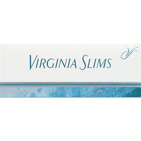Virginia Slims Cigarettes Menthol Silver Pack Box Cigarettes