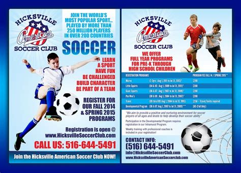 Create A Catchy Flyer For Youth Soccer Club Fun And Creative By Ads