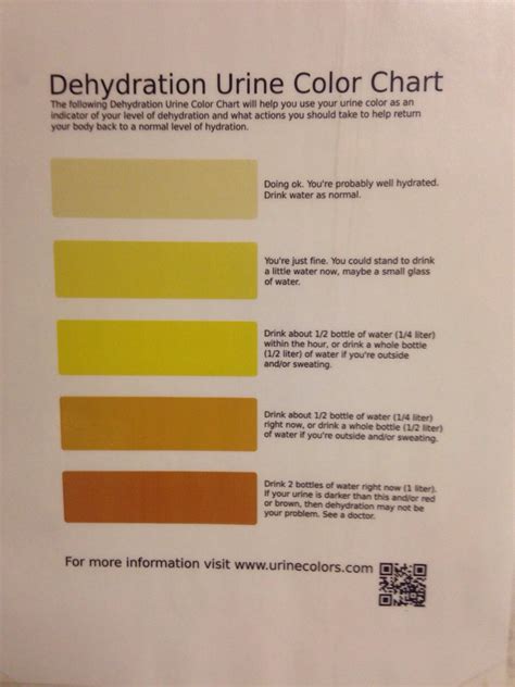 Urine Color Chart For Dehydration Ehealthstar Urinal Natural My Xxx