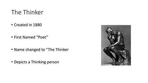 The Thinker By Auguste Rodin Ppt Download
