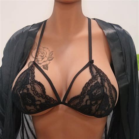 Womens Three Point Lace Bandage Bra Sexy Lingerie In Bras From Novelty