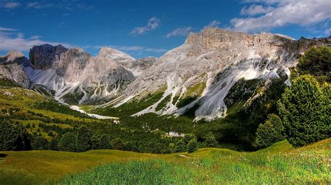 Wonderful Scene At Val Gardena Dolomites 3840 X 2160 Wallpaper